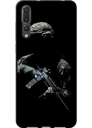 Чехол tpu патриотический на телефон huawei p20 pro защитник v3 "5226b-1470-58250"