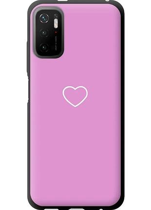 Чехол tpu на телефон xiaomi poco m3 pro сердце 2 "4863b-2369-58250"