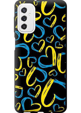 Чехол tpu патриотический на телефон samsung galaxy m52 m526b сердца ua "5292b-2490-58250"