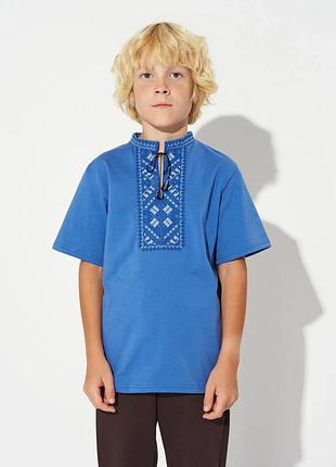 Вишиванка для хлопчика з коротким рукавом