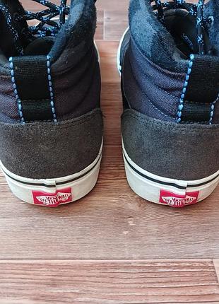 Замшевые кеды vans 4