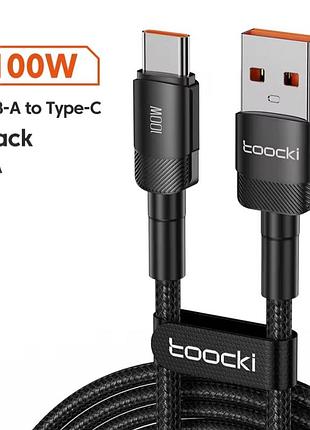 Надежный кабель toocki usb - type-c pd3.0 qc4.0 100w быстрая зарядка