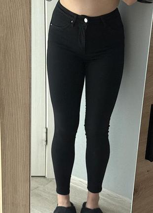 Джинси скини джинсі скіні чорні