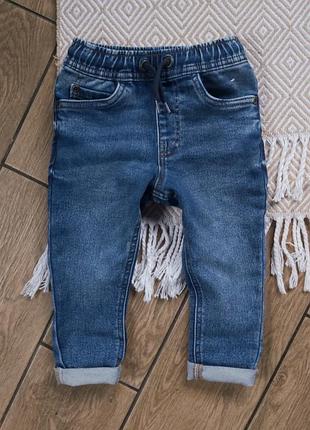 Джинсы стрейчевые на резинке на 1-2 года 🦕