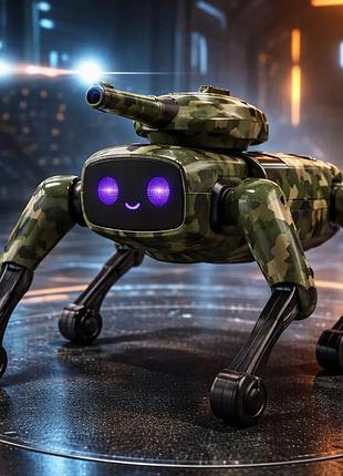 Інтерактивний робот-пес, що стріляє кульками орбіз uft smart dog mech guardian