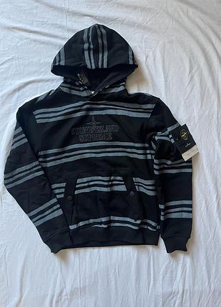 Худі stone island x supreme