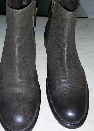 A pair (denmark)- кожаные коричневые ботинки р.36 (23см)