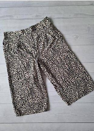 Легенькі кюлоти віскоза леопардовий принт