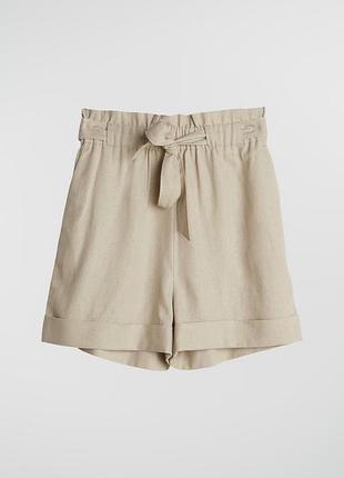 Шорти gina tricot, льон, 38/м