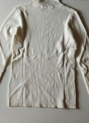 Вязаный джемпер, гольф белый esmara s 5