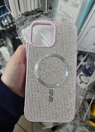 Iphone 13 pro max бампер чехол с блёстками 3