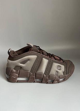 Уцінка чоловічі кросівки nike air more uptempo brown