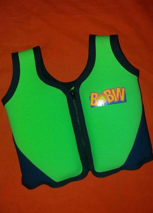 Новий рятувальний неопреновий жилет плавальний для хлопчика