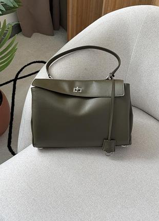 Сумка rodeo large olive/silver💚 3