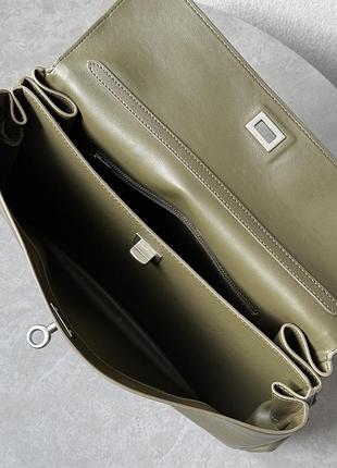 Сумка rodeo large olive/silver💚 5