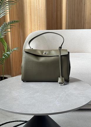 Сумка rodeo large olive/silver💚 7