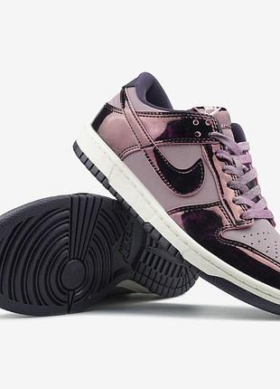 Кроссовки nike sb dunk low se panda purple арт 0338