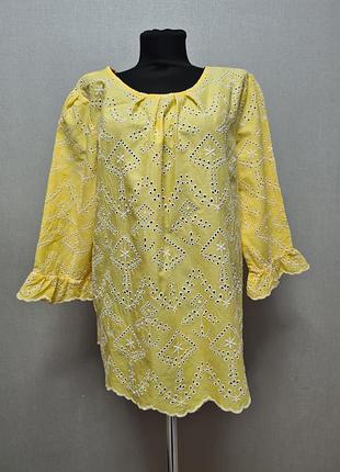 Блуза летняя из прошвы