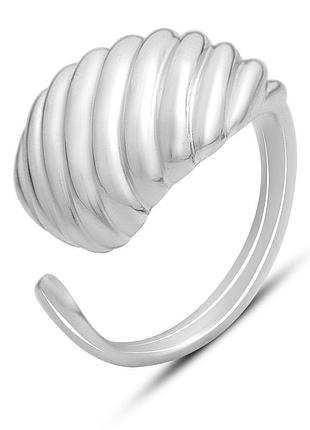 Срібне кільце ortex з без каменів, вага виробу 5,54 г (2175278) 18 розмір