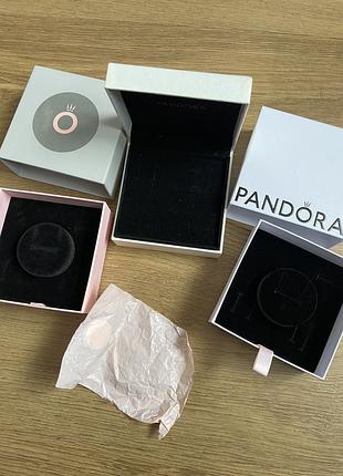 Коробочки pandora для браслетів прикрас