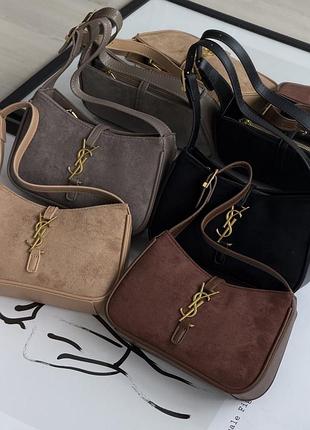 Сумка  yves saint laurent замша
