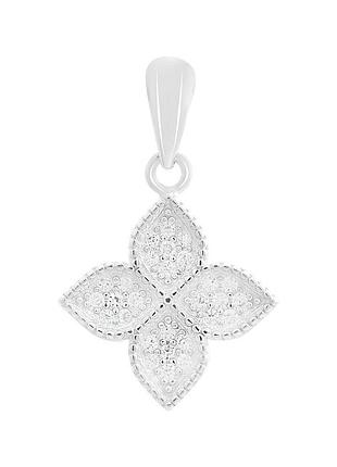 Серебряная подвеска ortex с фианитами (2142553)