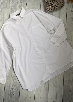 Белая женская рубашка zara m(38)10