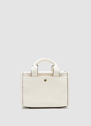 Coach cargo tote bag 20 white 3