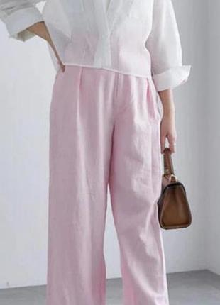 Брюки льон