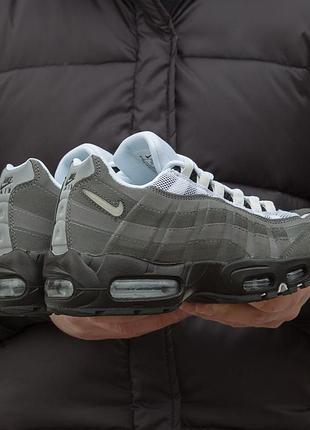 Nike air max 95 grey black  suede 10