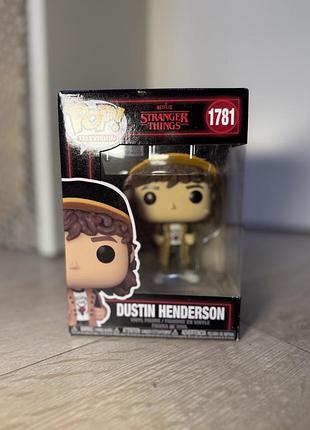 Funko pop dustin henderson stranger things #1781 колекційна фігурка