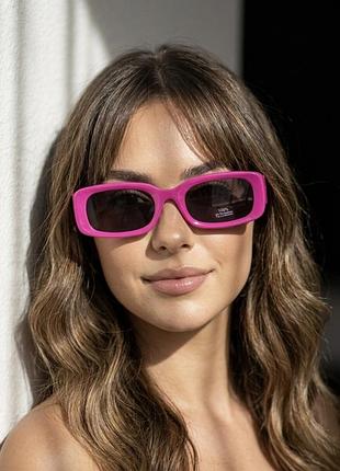 Окуляри сонцезахисні кольору фуксія uv400