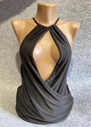 Костюм чорного кольору,блуза та юбка,з плотного стрейча,з відливом.тяжкий стрейч.розмір м ,l