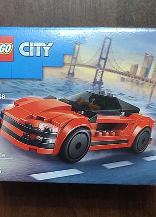 Конструктор lego 60448 красный спортивный автомобиль
