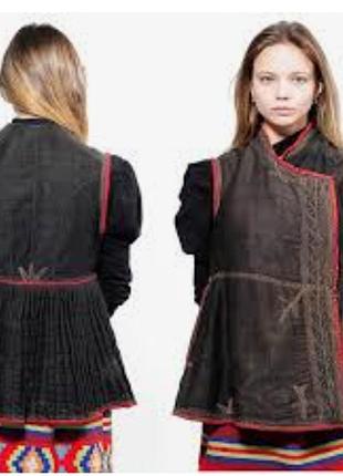 Антикварна керсетка старовинна автентична керсетка, стародавня керсетка до вишиванки український стрій, старовинна керсетка в етно-стилі народний одяг