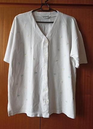 Кофта кофточка нарядная футболка    размер 54-58