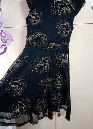 Платье  с бабочками