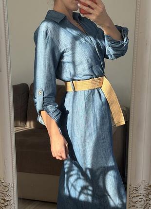 Сукня джинсова zara 6