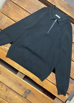 Мужская кофта (свитер) zara (зара хлрр идеал оригинал черная)