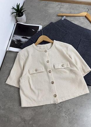 Топ с пуговицами