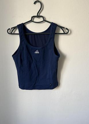 Майка вінтажна спортивна adidas топ