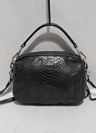 Кожаная кросс боди сумка gianni chiarini