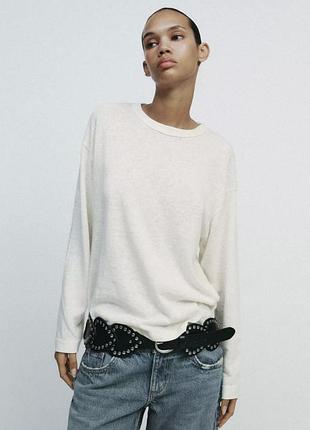 Zara пояс ремінь шкіряний новий з бірками