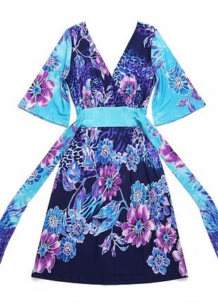 Яскраві стрейчеві віскозні плаття розмір 40-46