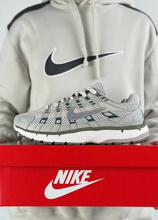 Мужские кроссовки nike p-6000 light grey