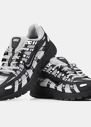 Nike p-6000 black grey white 3