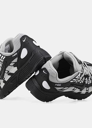 Nike p-6000 black grey white 4