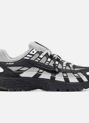 Nike p-6000 black grey white 2