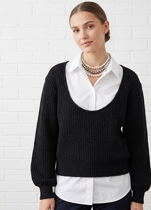 Светр жіночий теплий базовий джемпер