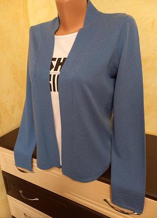 Кардиган caroll 55% вовна 45% віскоза французький преміум-бренд s-m